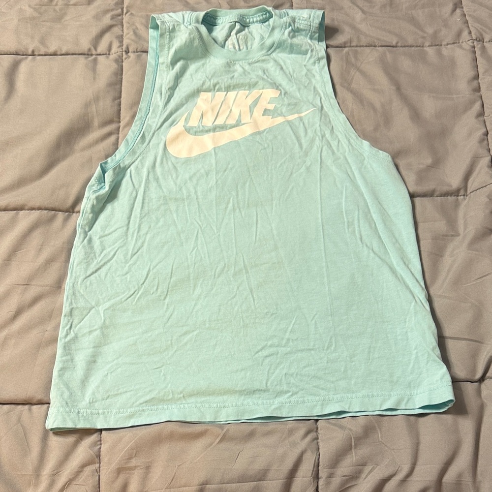 Nike Light Blue Sleeveless Tank Top